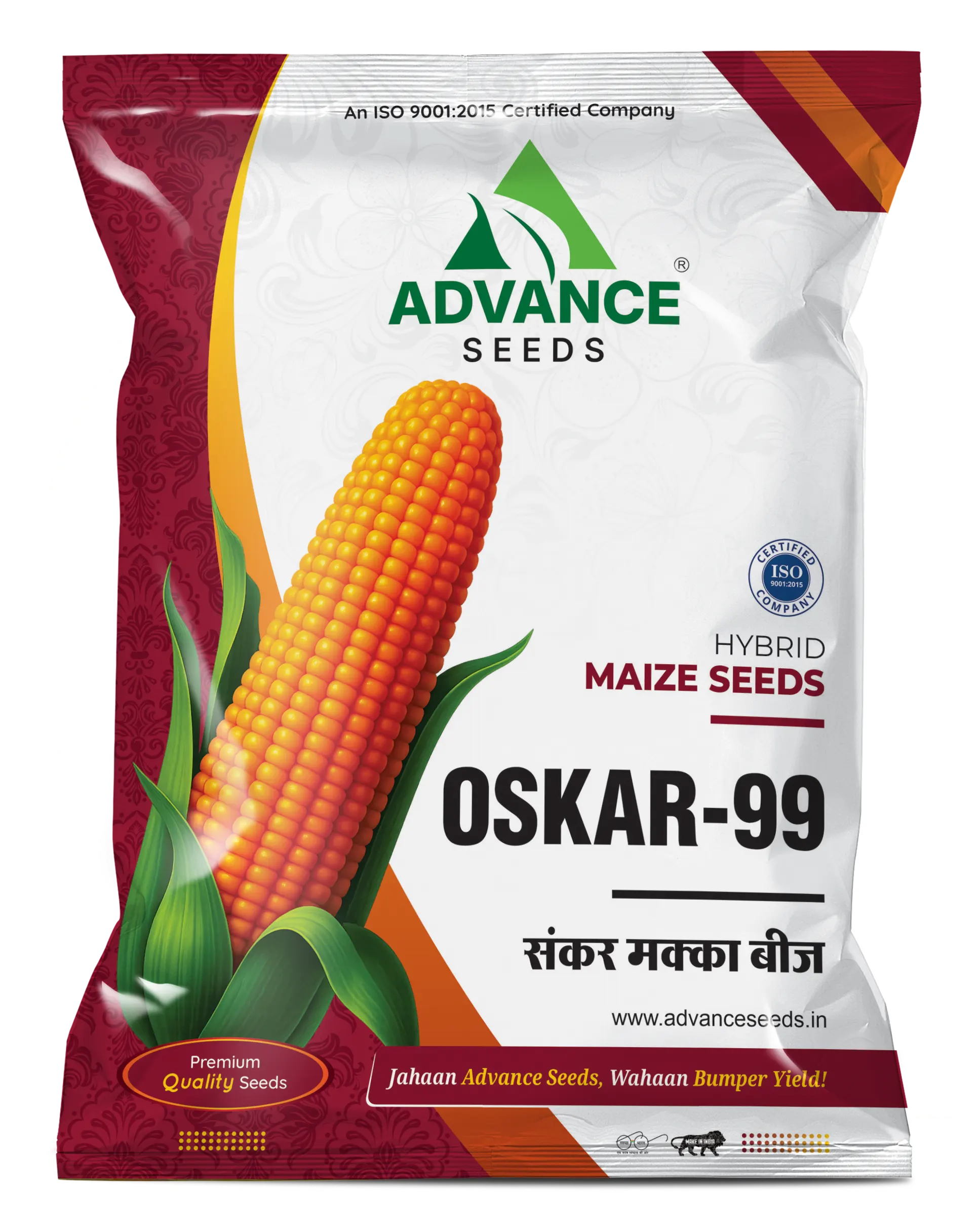 Oskar-99 Hybrid Maize Seeds by Advance Seeds